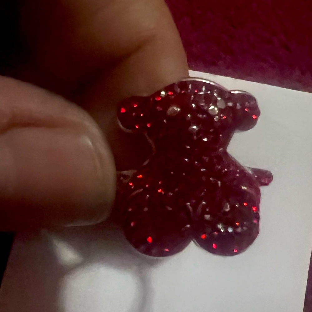 New 🐻 Bear silver 925 Plata ring size 10